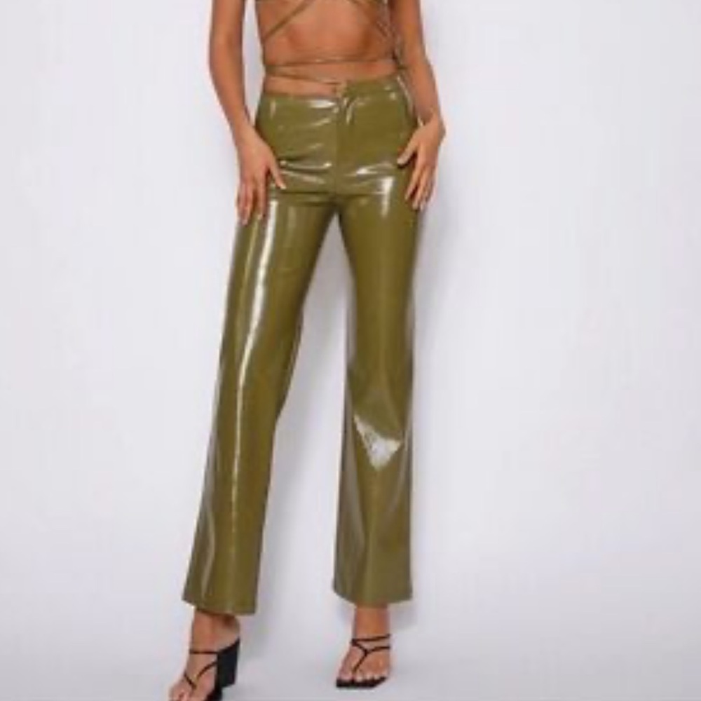 Tiger mist side tie - side cutout pants size small - Picture 1 of 14